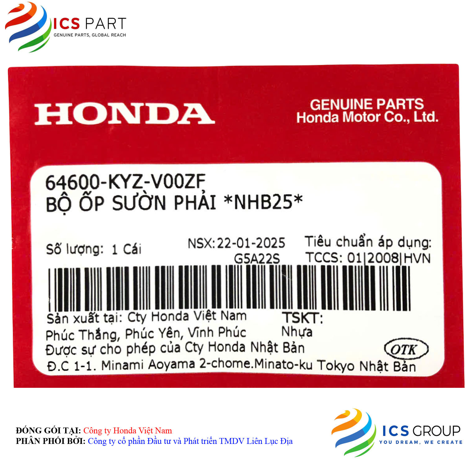 BỘ ỐP SƯỜN PHẢI *NHB25* - Ảnh 2