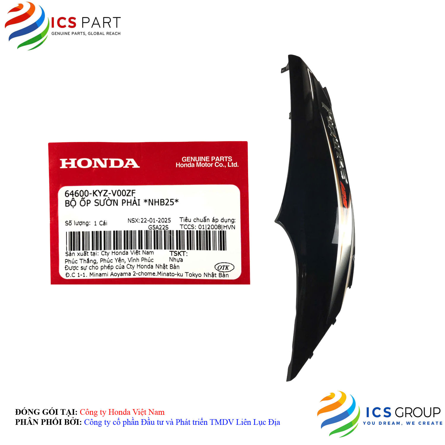 BỘ ỐP SƯỜN PHẢI *NHB25*