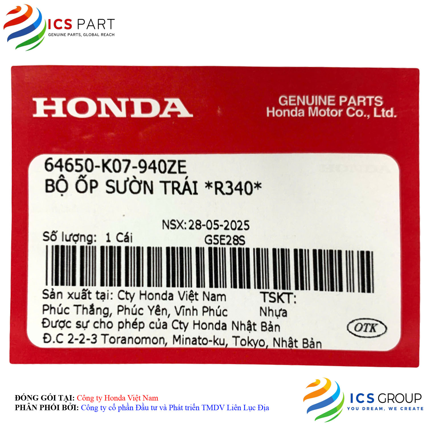 BỘ ỐP SƯỜN TRÁI *R340* - Ảnh 2