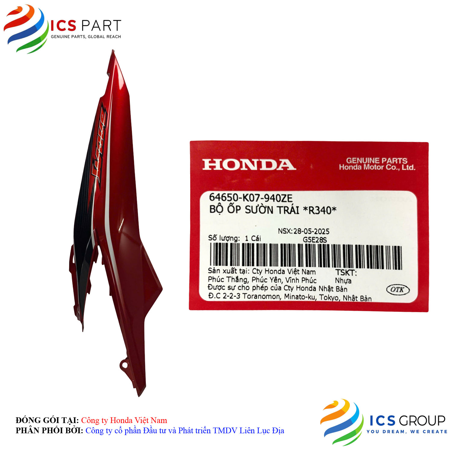 BỘ ỐP SƯỜN TRÁI *R340*