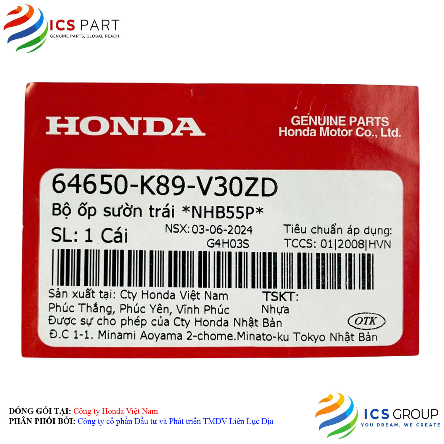 BỘ ỐP SƯỜN TRÁI *NHB55P* - Ảnh 2