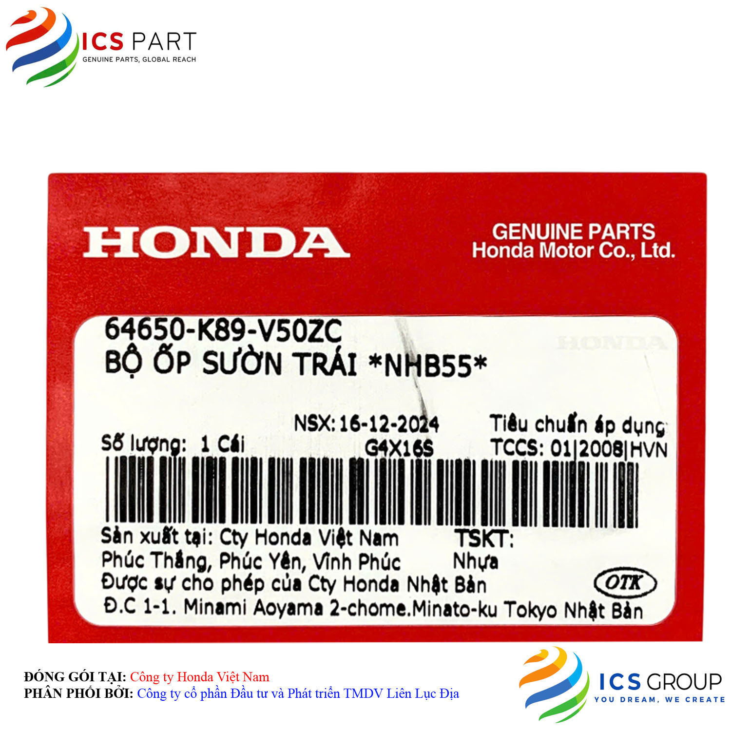BỘ ỐP SƯỜN TRÁI *NHB55* - Ảnh 2