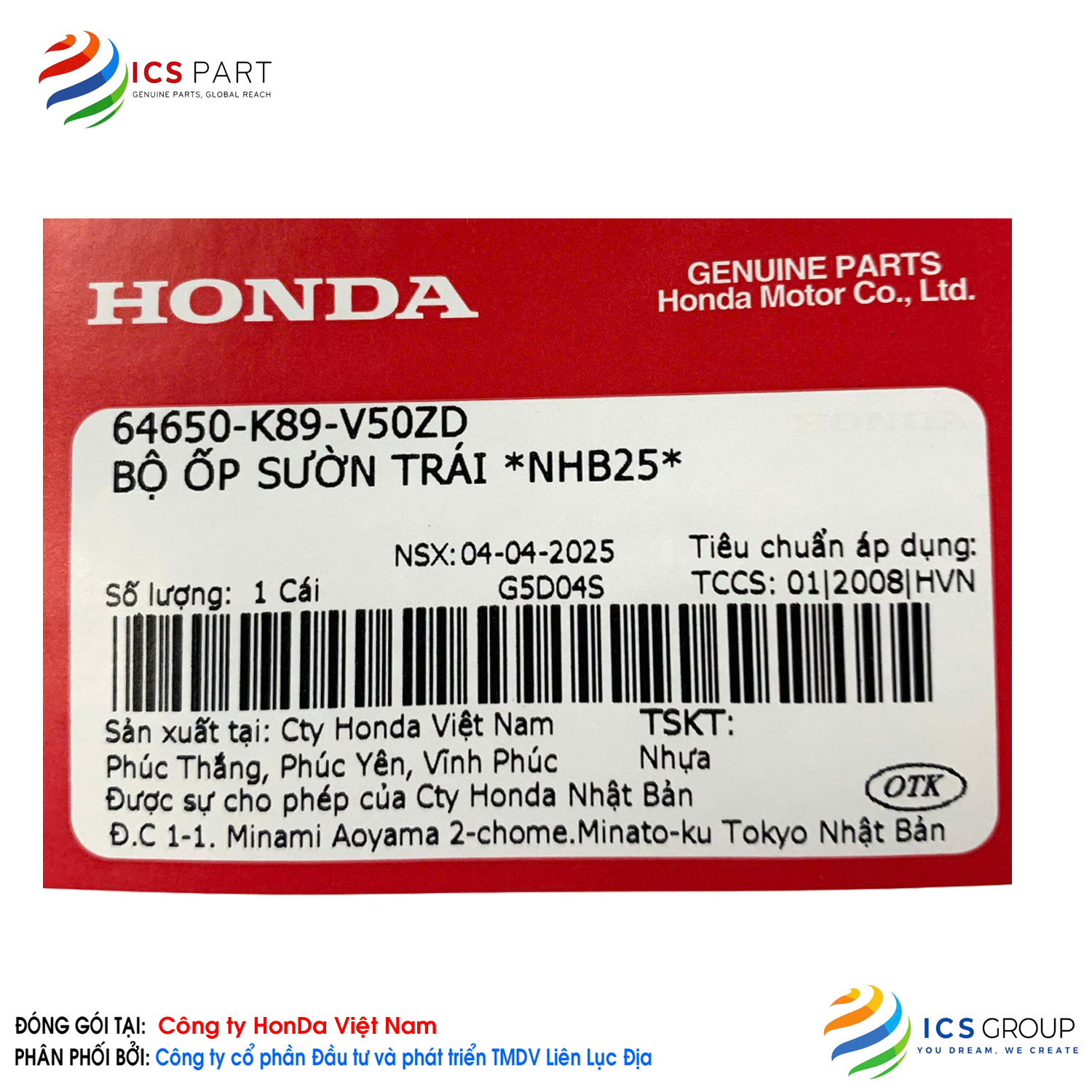 BỘ ỐP SƯỜN TRÁI *NHB25* - Ảnh 2