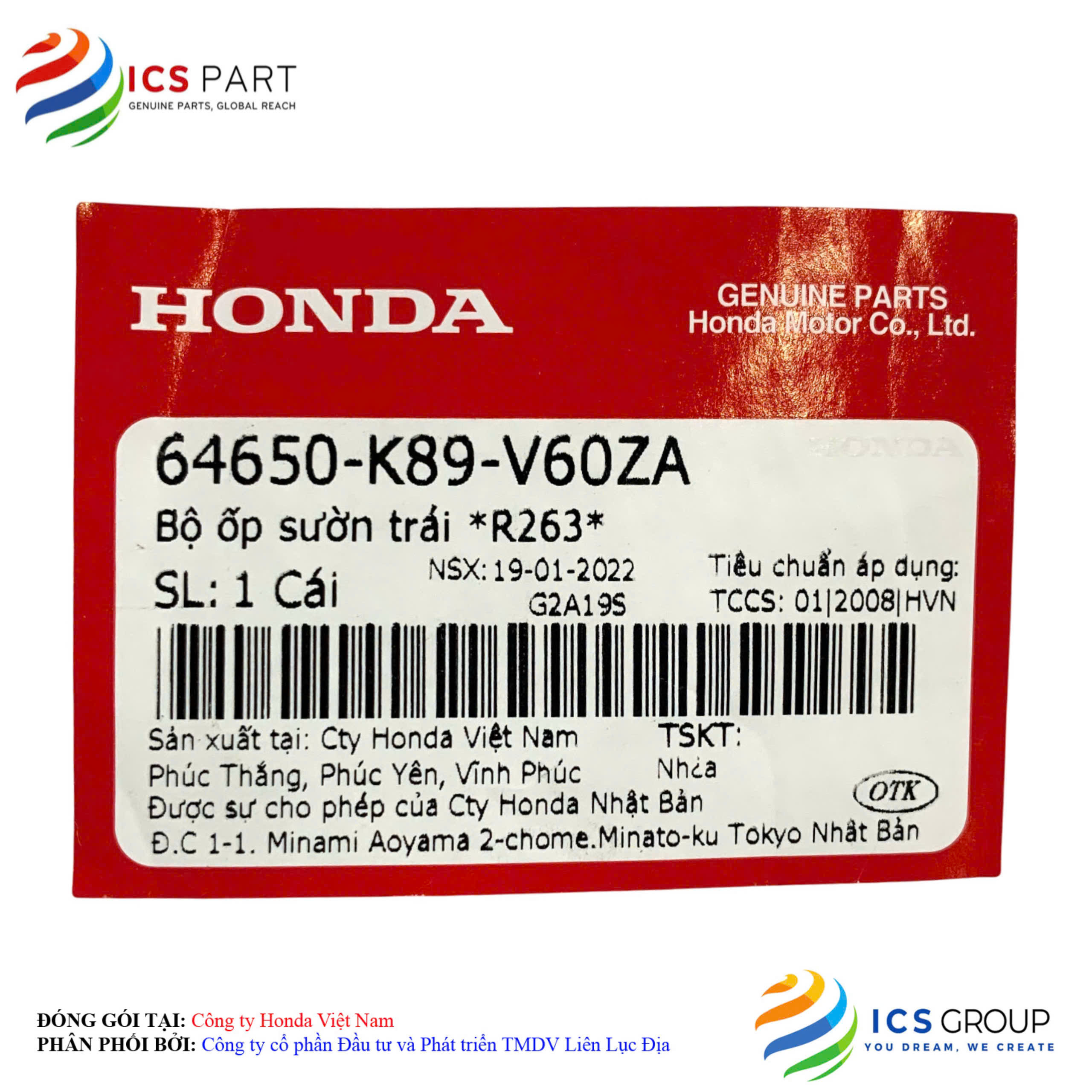 BỘ ỐP SƯỜN TRÁI *R263* - Ảnh 2