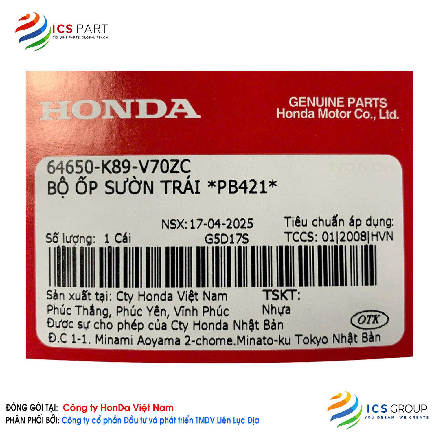 BỘ ỐP SƯỜN TRÁI *PB421* - Ảnh 2