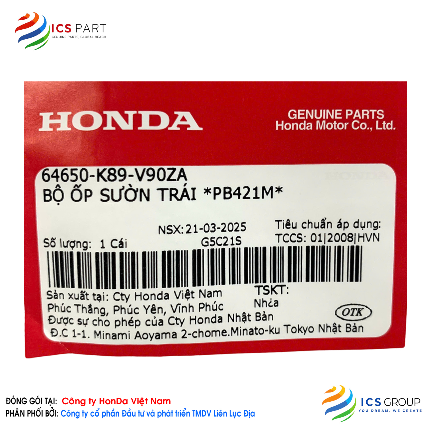 BỘ ỐP SƯỜN TRÁI *PB421M* - Ảnh 2