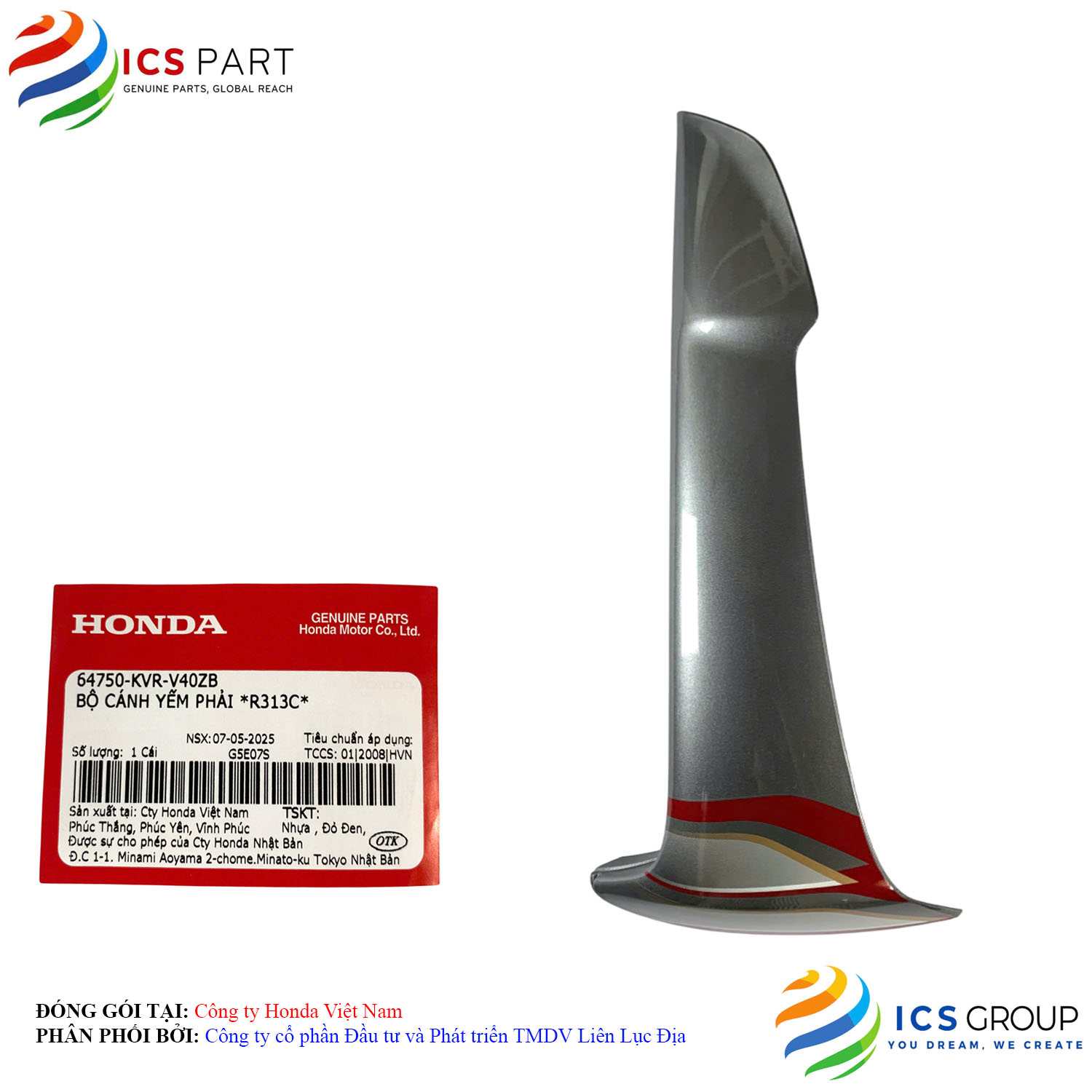 BỘ CÁNH YẾM PHẢI *R313C* - Ảnh 4
