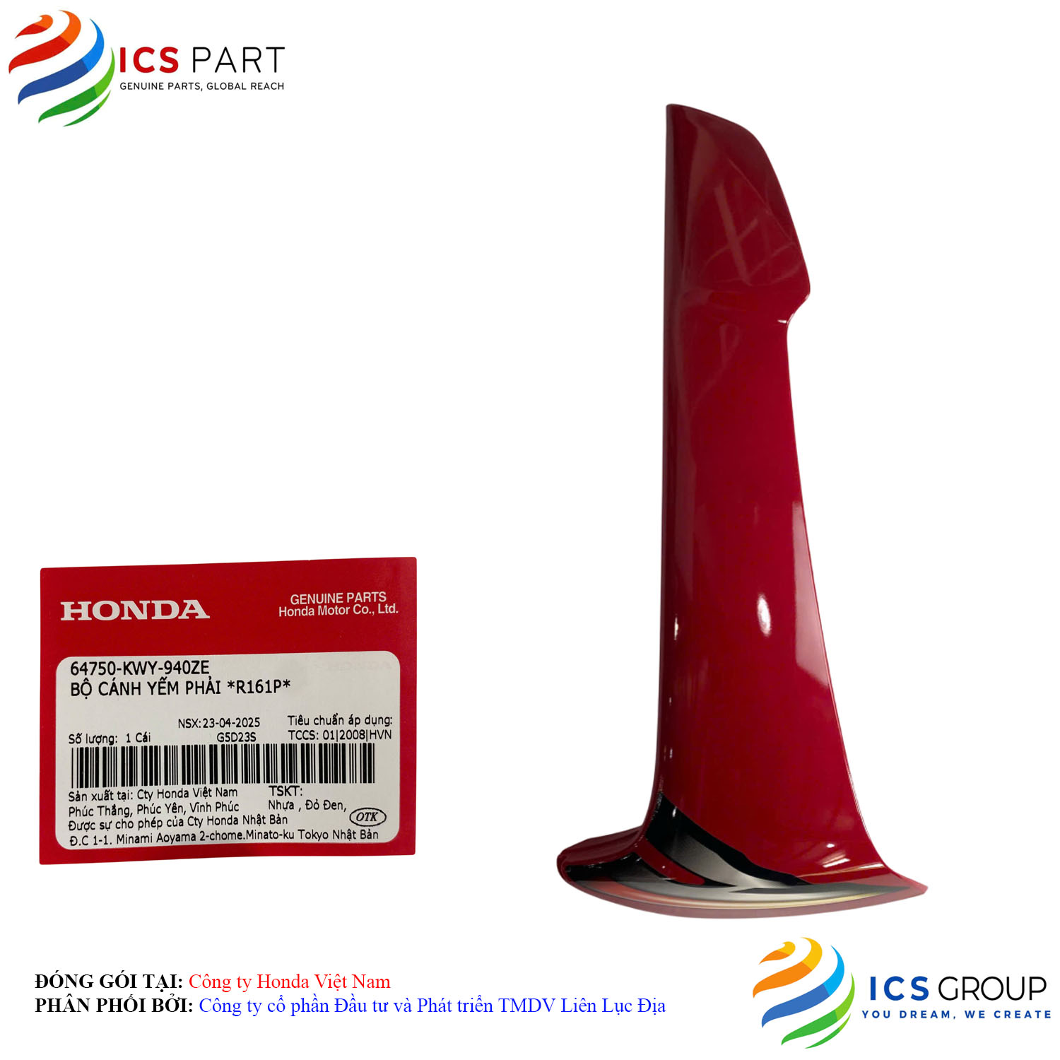 BỘ CÁNH YẾM PHẢI *R161P* - Ảnh 3