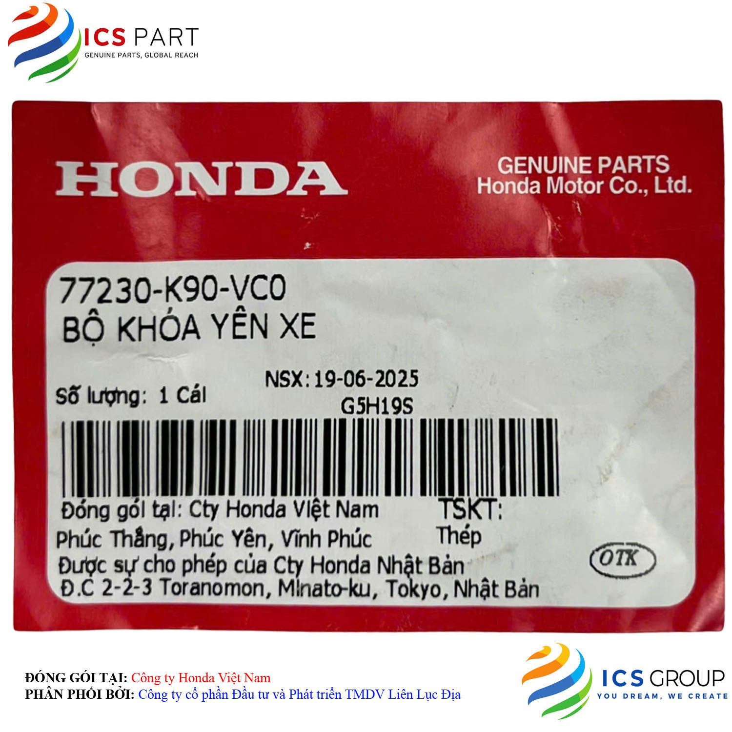 BỘ KHÓA YÊN XE - Ảnh 2