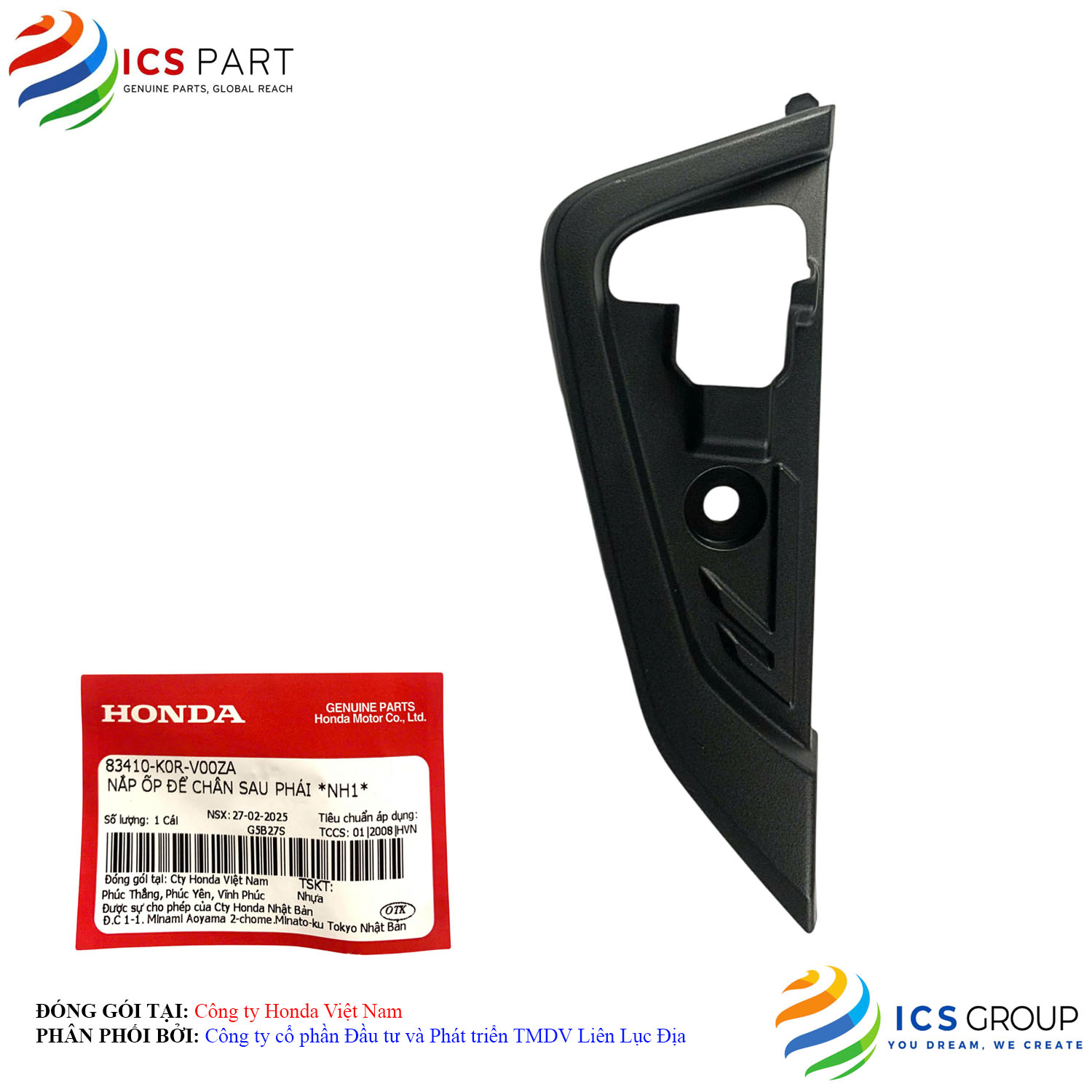 NẮP ỐP ĐỂ CHÂN SAU PHẢI *NH1*