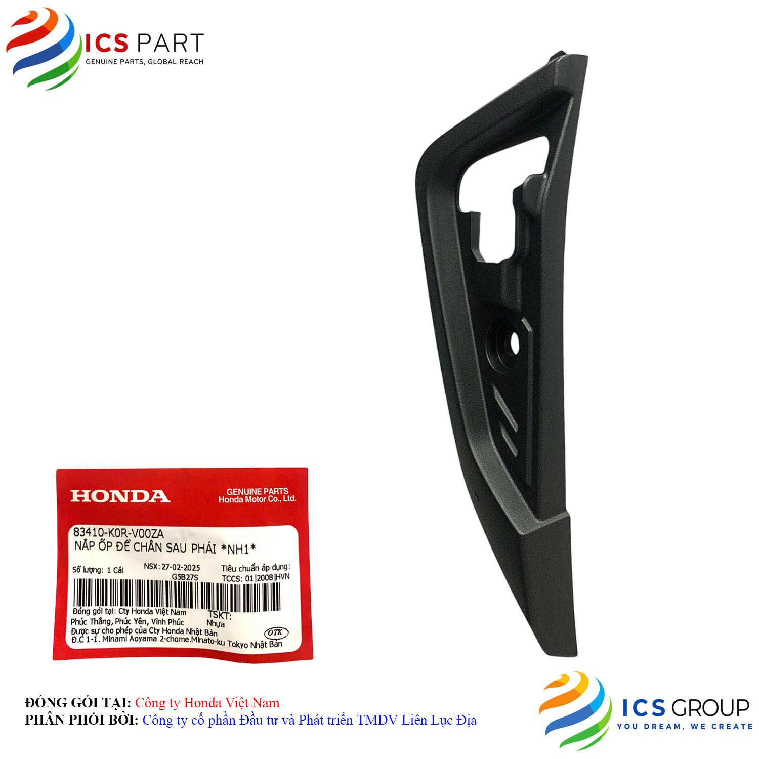 NẮP ỐP ĐỂ CHÂN SAU PHẢI *NH1* - Ảnh 3