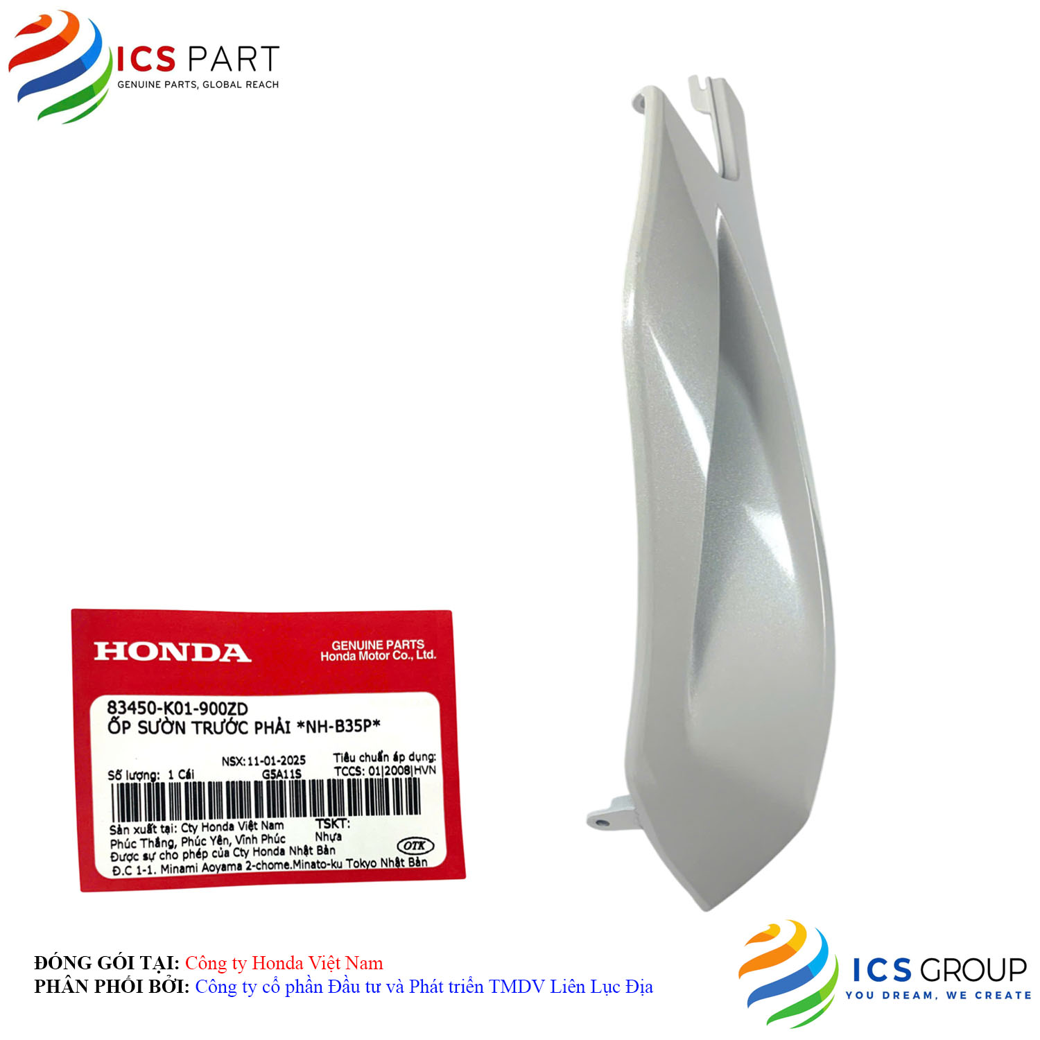 ỐP SƯỜN TRƯỚC PHẢI *NH-B35P* - Ảnh 4