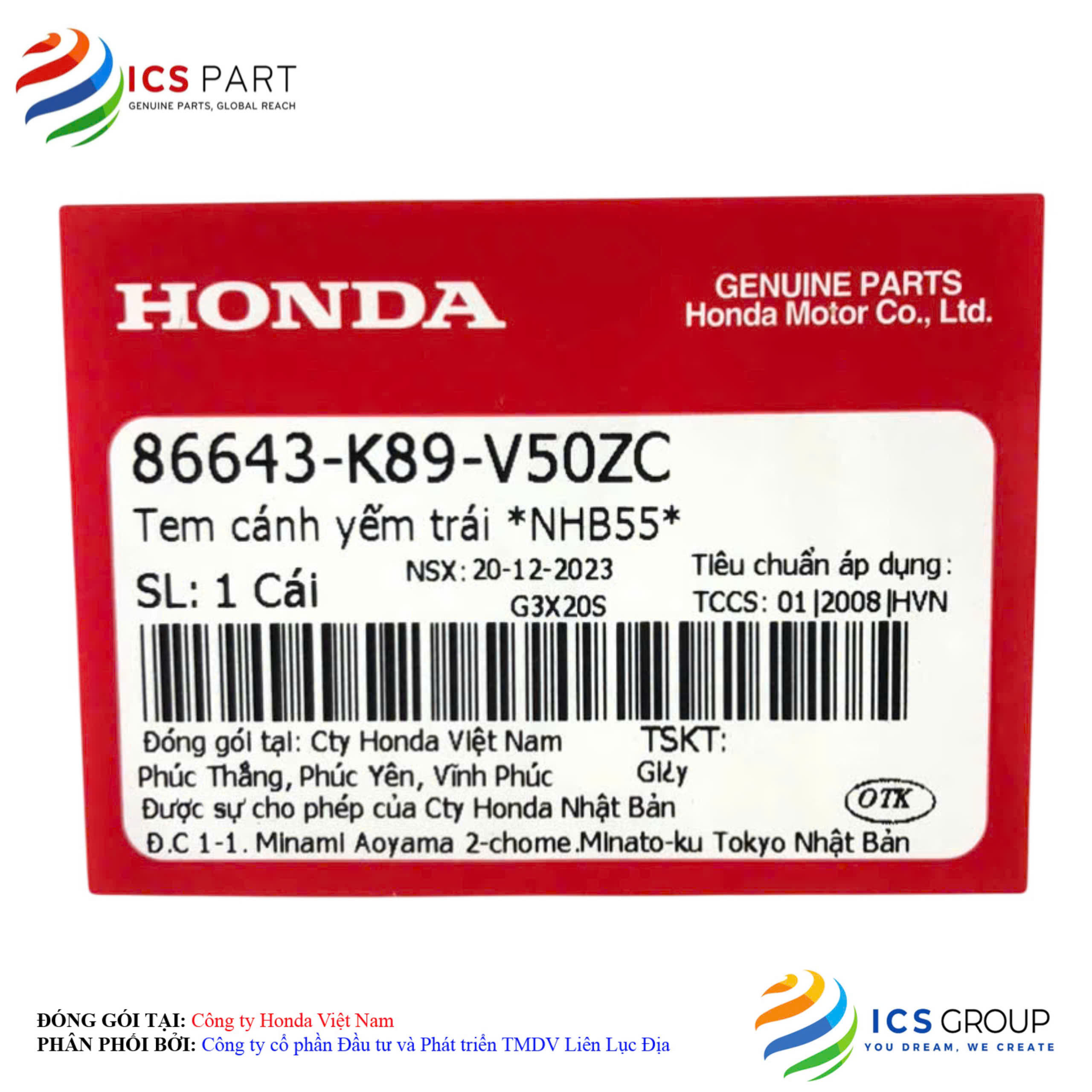TEM CÁNH YẾM TRÁI *NHB55* - Ảnh 2