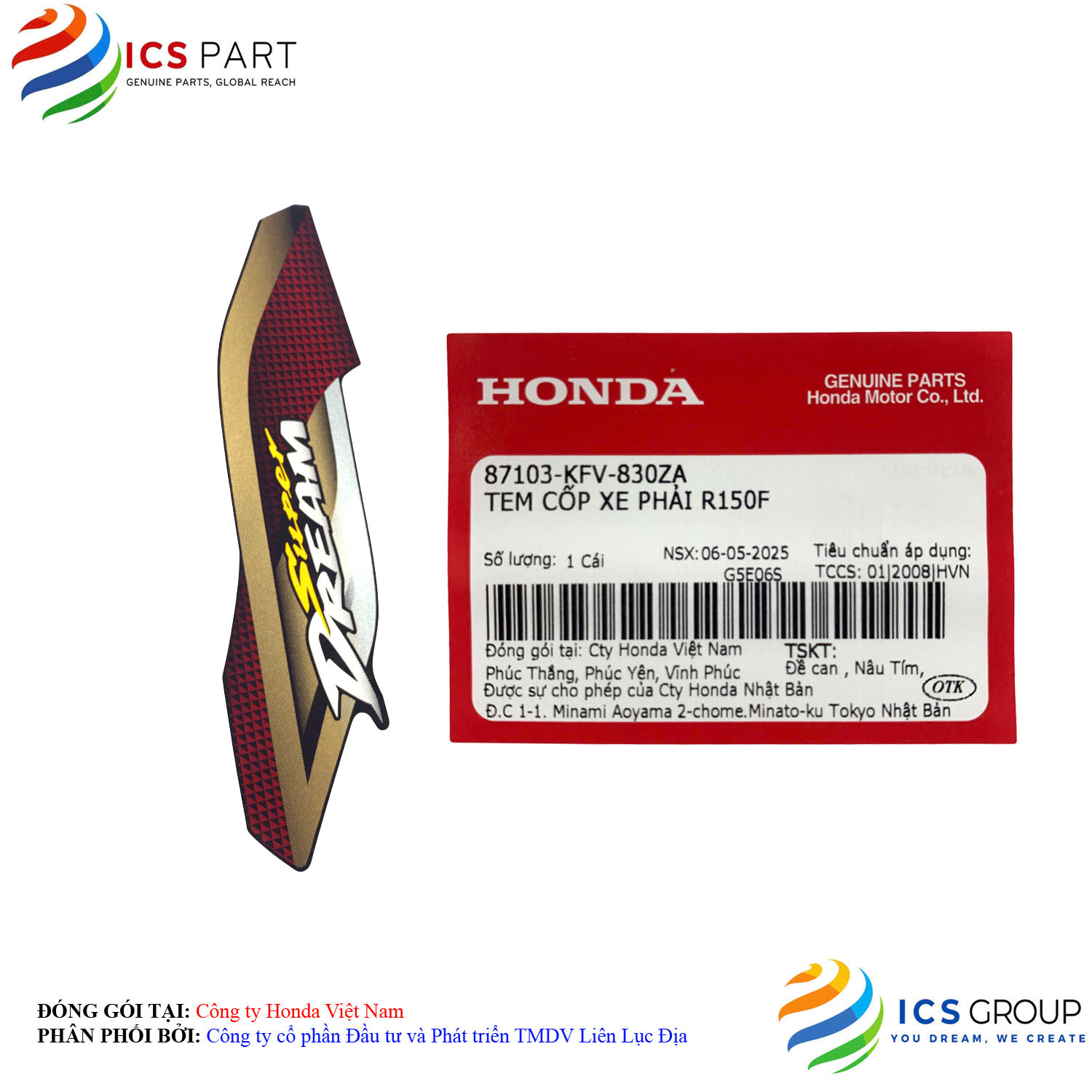 TEM CỐP XE PHẢI R150F - Ảnh 3