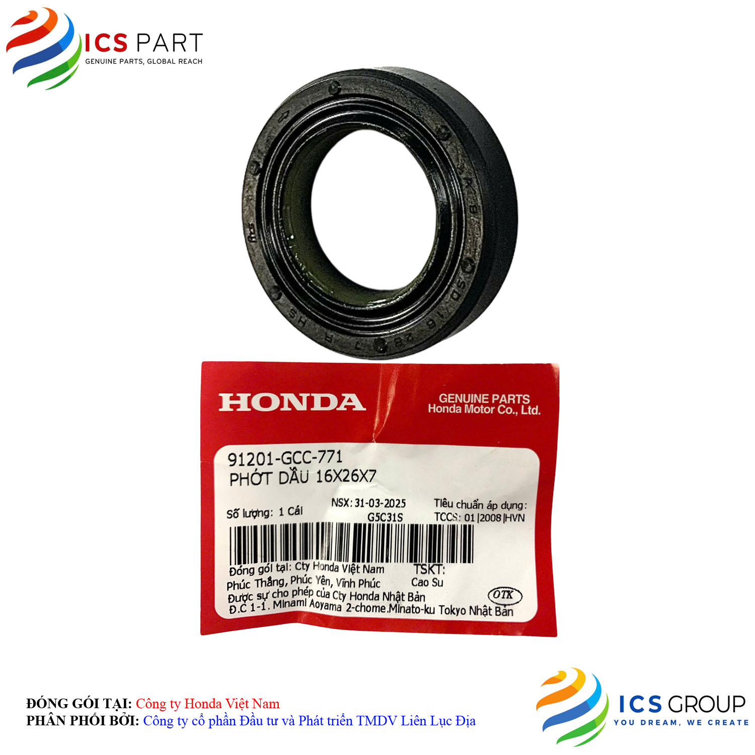 PHỚT DẦU 16X26X7 - Ảnh 4