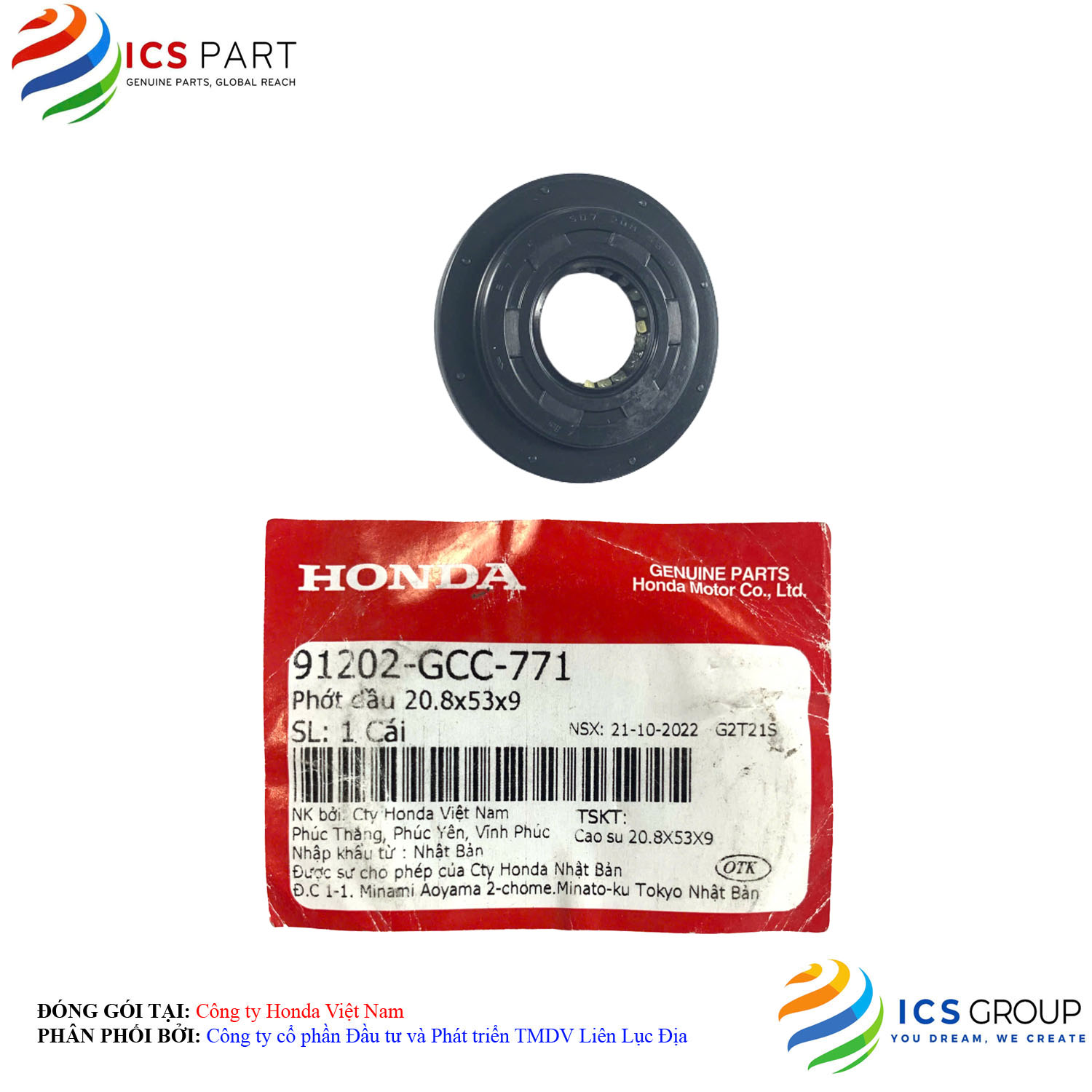 PHỚT DẦU 20.8X53X9
