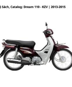 Bộ Sách, Catalog Dream 110 - KZV | 2013-2015