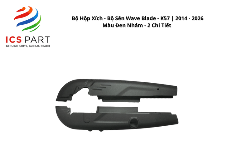 Bộ Hộp Xích – Bộ Sên Wave Blade – K57 | 2014 – 2026 2014 – 2026 Màu Đen Nhám – 2 Chi Tiết