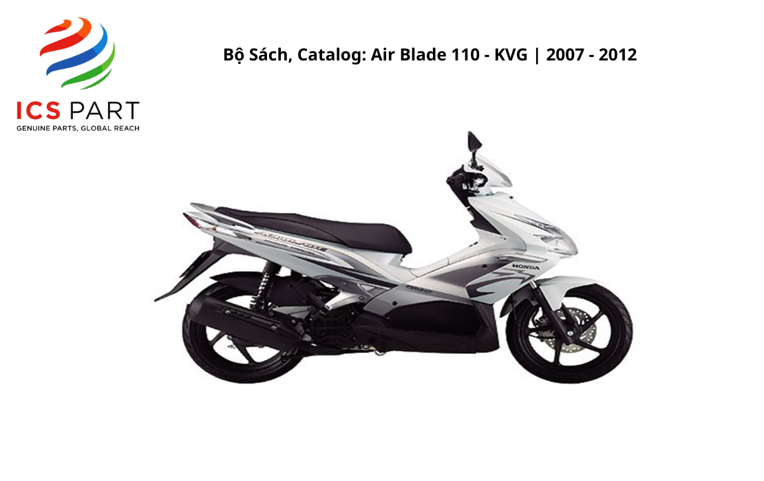 Bộ Sách, Catalog Air Blade 110 - KVG | 2007 - 2012